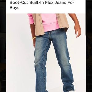 Old navy built in flex boot cut jeans for boys size 16